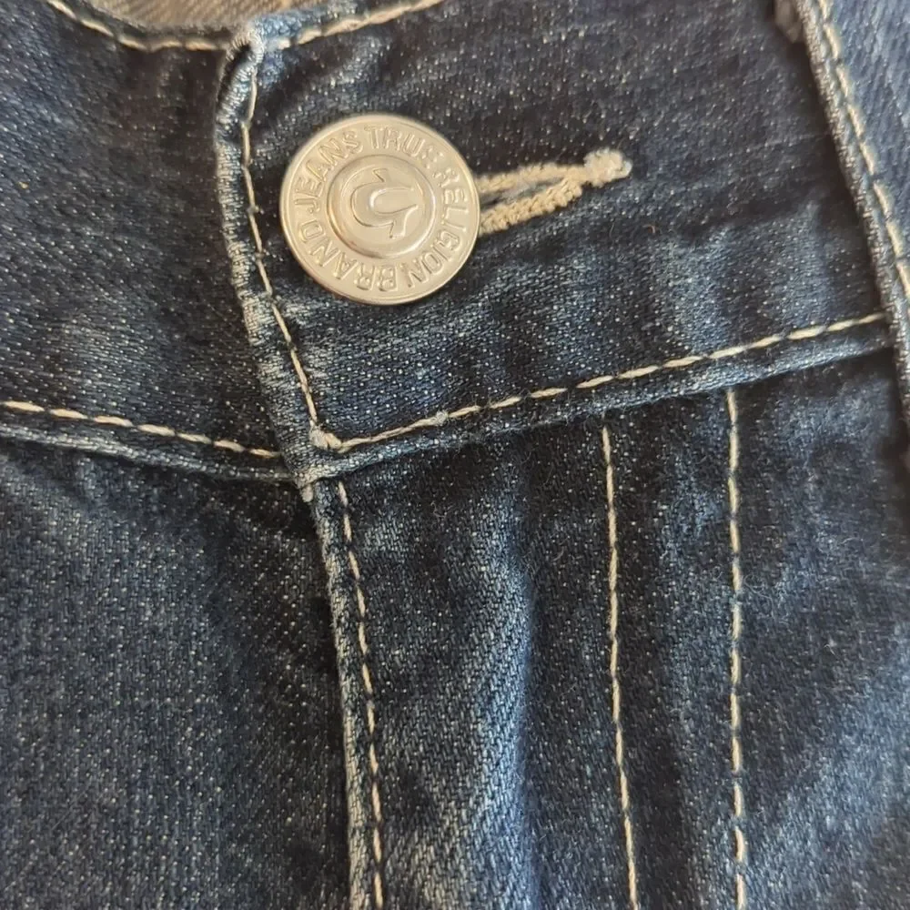 True Religion‎ vintage straight denim jeans size 32